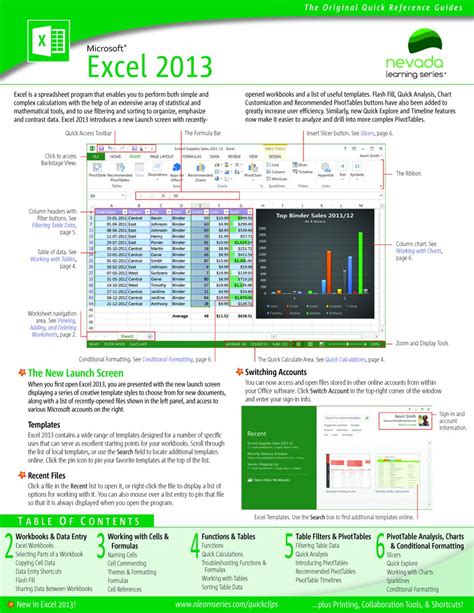 Quick Reference Guide Excel Example に対する画像結果
