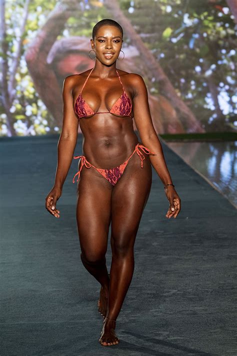 Image result for Plus-Sized Blonde Runway Model in Swimsuit