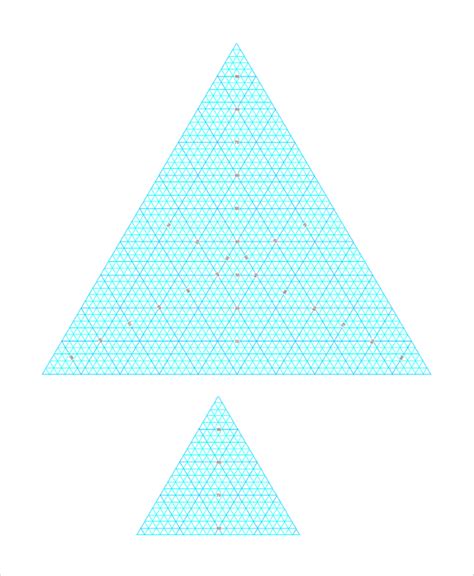 Toradh íomhá ar Triangular Graph Sample On Paper