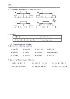 Toradh íomhá ar Numbers and Algebra Lesson