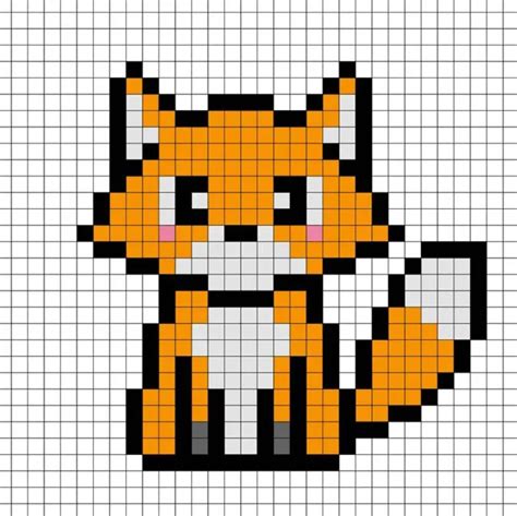 Image result for How to Draw Minecraft Fox