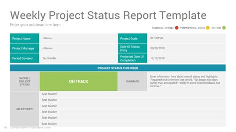 Afbeeldingsresultaten voor Project Status Report PowerPoint Template Free