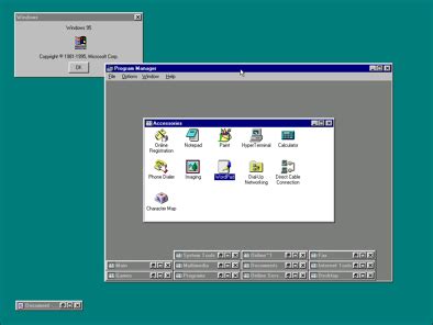 Toradh íomhá ar Windows Program Manager