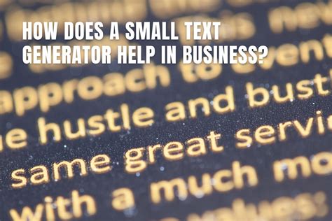 Image result for Small Text Generator
