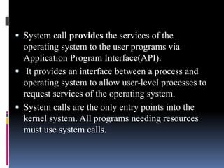 Afbeeldingsresultaten voor Differenece Between System Call and System Program in OS