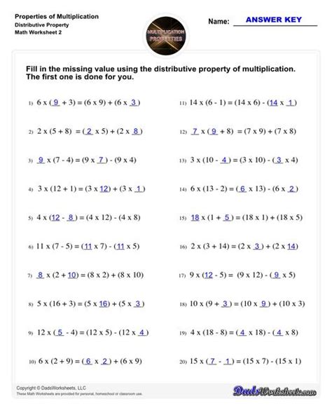 Image result for Distributive Property of Multiplicaion Over Addition