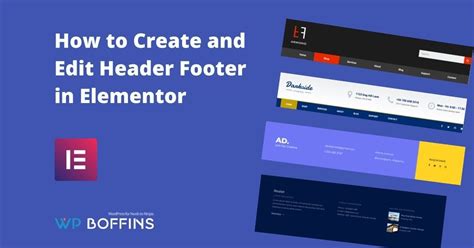 Image result for Elementor How to Edit Header