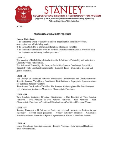 Image result for Probability and Random Processes PDF Download