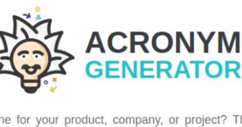 Toradh íomhá ar Acronym Generator