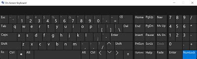 Toradh íomhá ar Keyboard with Number Lock Indicator