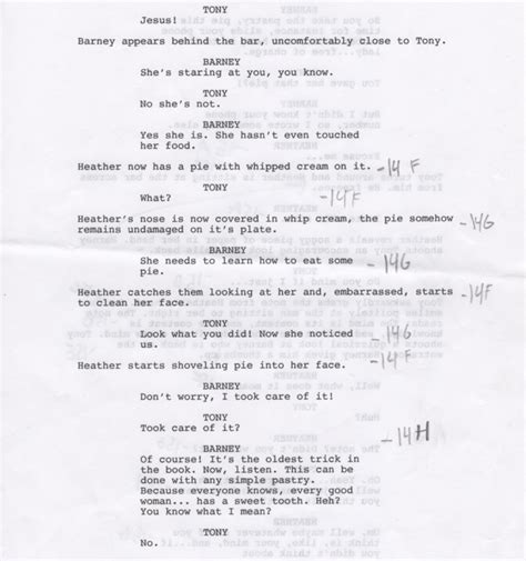 Pre-Production Script Example に対する画像結果