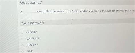 Boolean Controlled Loop に対する画像結果