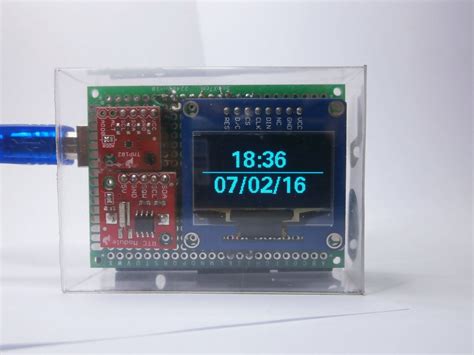 Résultat d’images pour Arduino OLED Screen Clock