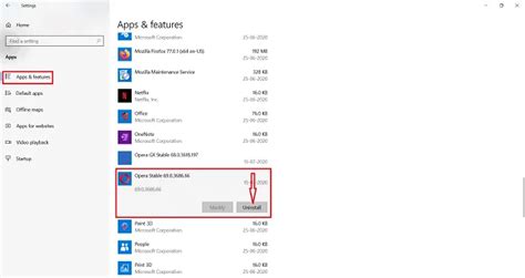 Image result for How to Uninstall Opera Mini Windows 11
