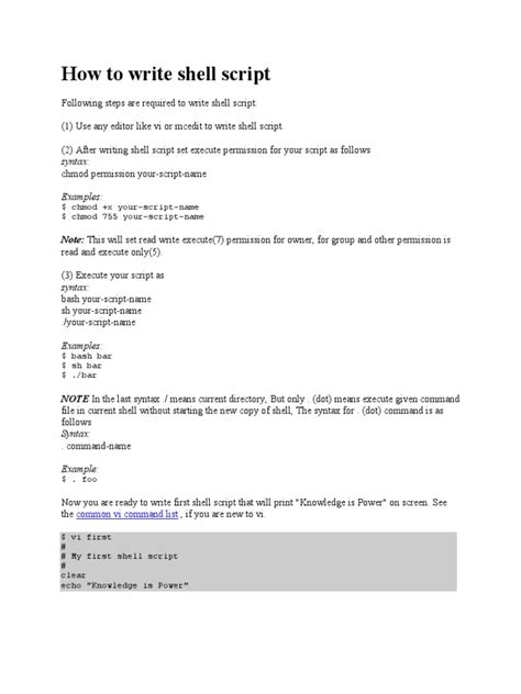 Image result for How to Write Shell Script