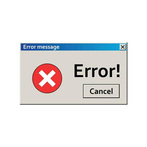 Image result for Error Message Alert