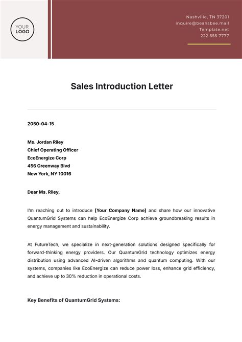 Toradh íomhá ar Intro Sales Template