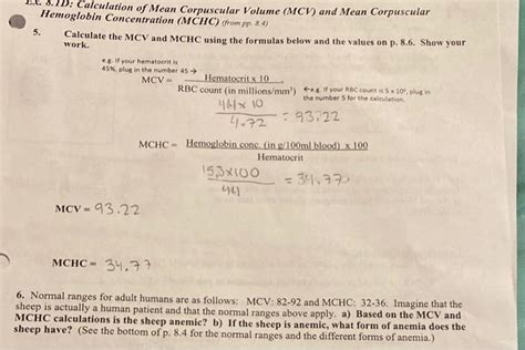 Image result for MCV Calculation