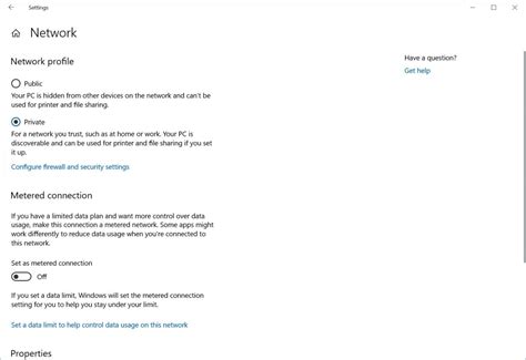 Image result for Change Wired Network From Public to Private Windows 1.0