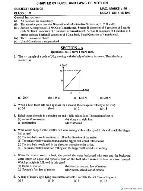 Toradh íomhá ar Science Class 9 Chapter Motion