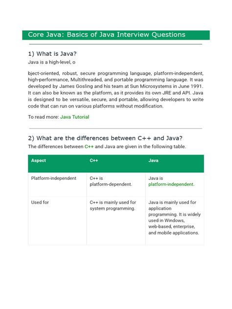 Image result for Java Interview Questions PDF Download