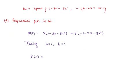 Image result for Polynomial Vector Space