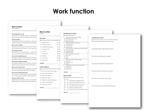 Image result for Effective Work Function