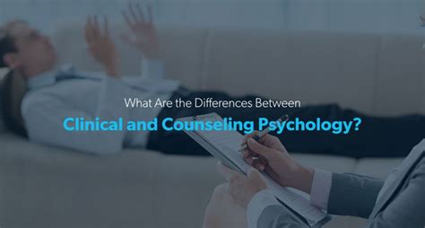 Bildergebnis für Difference Between Counseling Clinical Psych