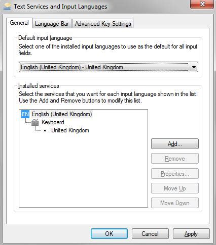 Image result for Change Default Keyboard to UK