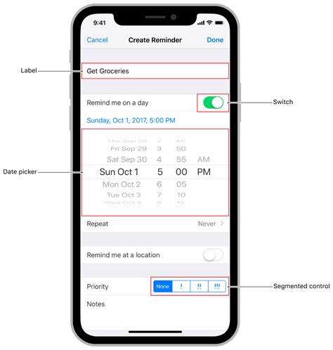 iOS List of Options に対する画像結果