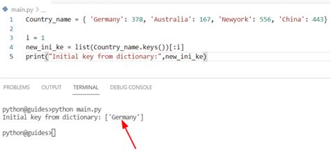 Image result for Access First Item in Dictionary Python by Grapical View
