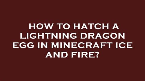 Toradh íomhá ar Hatching a Ice Dragon Egg in Ice and Fire Modpack