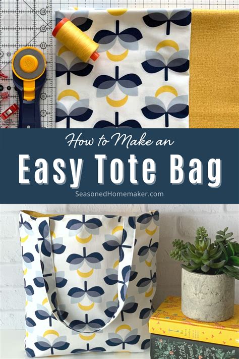 Image result for Simple Tote Bag Tutorial