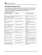 Image result for ABC Data Collection ABA Example