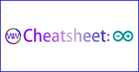 Image result for Arduino Cheaty Sheet