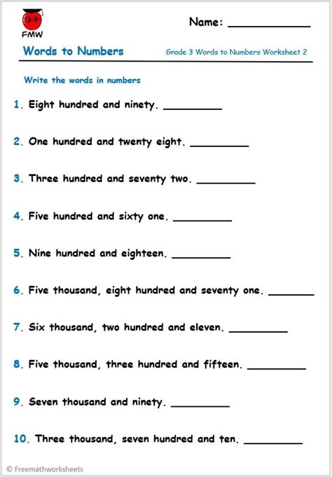 Image result for Number Math Grade 3