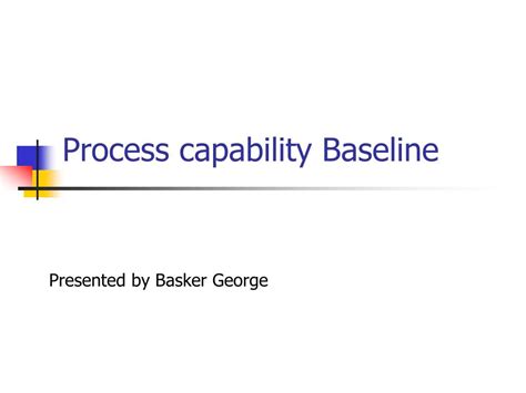 Process Baseline に対する画像結果