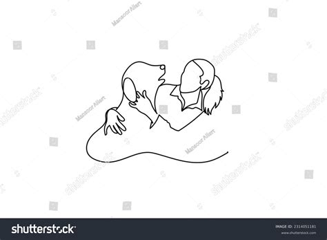 Image result for Continuous Line Drawing Cuddles