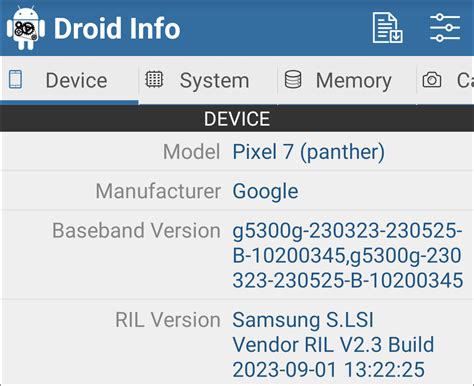 Toradh íomhá ar Model of Android Device