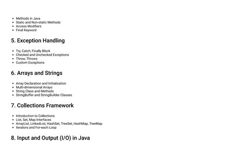 Image result for Core Java Syllabus
