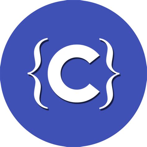 Image result for C Programming Icon Black Background