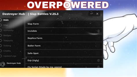 Toradh íomhá ar Slap Battles Script