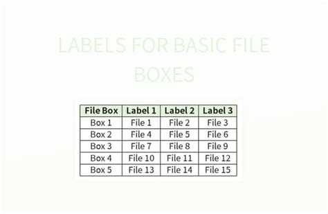 Small Box File Labels に対する画像結果