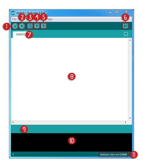 Toradh íomhá ar Console Window in Arduino IDE