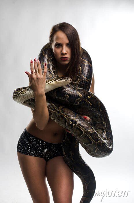 Image result for Woman Wrapped Up by Python