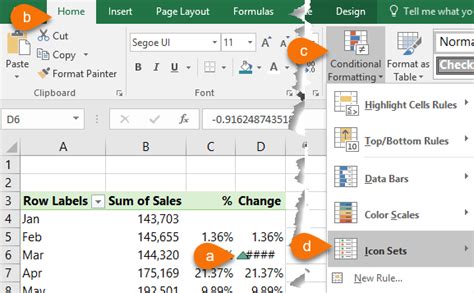 Image result for Excel PivotTable Percentage Change