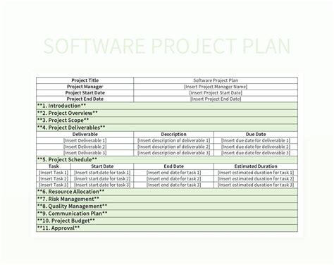 Image result for Software Implementation Project Plan Template Excel