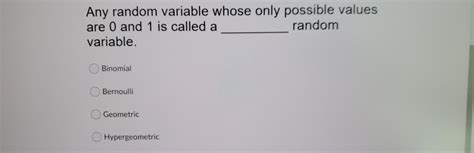 Toradh íomhá ar Possible Values of Random Variable