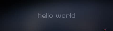 Toradh íomhá ar HelloWorld Text in Computer