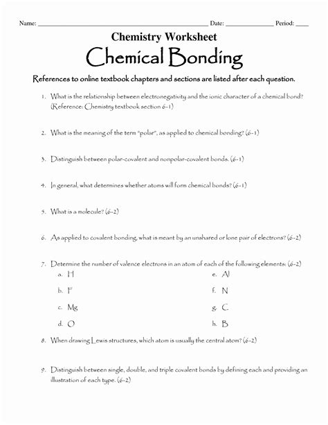 Image result for Ionic Bonding Worksheet Answer Key